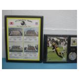 2 NFL Football Steelers Plaques Troy Polamalu See