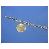 Brass Tone Bracelet & Scarf/Neck Tie Clip
