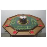 Foldable Poker Table & Poker Chip Caddy See Info