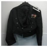 Vtg Military Mess Dress Top Observed Damage