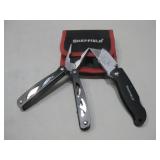 Sheffield Combo Utility Knife & Multi Tool W/ Case