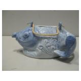 Chinese Fish Tea Pot 8'