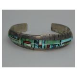 S.S. Vtg. Navajo Tim Yazzie Hallmarked Multistone