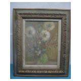 Framed Floral Arrangement Painting 24 1/4' x 20'