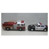 Tonka Fire Engine & Cop Car See Info