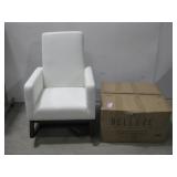 Two White Belleze Felix Rocking Chair See Info