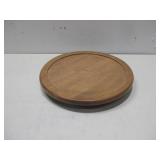 MCM  Teak Lazy Susan Tray 13.75' x 13.75'