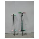 Two Vtg S.B.I. Enterprises Pogo Sticks See Info