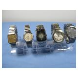 Five Assorted Wrist Watches Untested