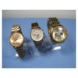 Orkina, Michael Kors & Fossil Gold Tone Watches