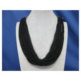 Vtg N/A Style Multi-Strand Seed Bead Necklace