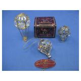 Crystal Millenium 24k Gold Plated Hot Air Balloon