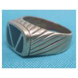 Monogrammed Ring - Initial V