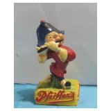 Vtg Pfeiffer's Beer Chalkware Statue 6.5' Tall