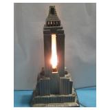 Vtg Bronze Toned Art Deco Empire State See Info