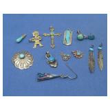 Miscellaneous Sterling Silver & Copper Jewelry See