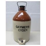 Vtg Stoneware Jug For Gaymer's Cyder Ceramic Body