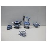 Bombay Co. Cobalt Blue Tea & Coffee Service Set