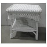 Vtg Wicker Night Stand 22' x 18' x 22.5'