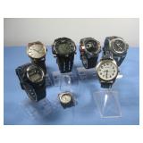 Seven Assorted Watches Untested