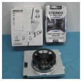Bath Fan Replacement Motor Kit & Stereo See Info