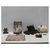 Minecraft Goat Batman/ Pac Man Ghost Stuffed See