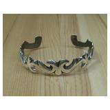 Sterling Silver N/A Scroll Bracelet Hallmarked
