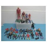 Assorted Action Figure Toys, The Hulk,Robin & More