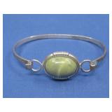 SW Style Silver Tone Latch Bracelet