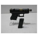 Glock 9mm Pistol W/ Spiral Fluted Threaded Barrel