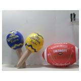 Inflatable Smirnoff Football & Corona Maracas See