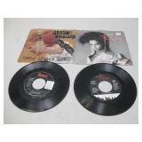 Vtg Cindy Lauper & Diana Ross 45 Vinyls See Info
