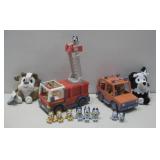 Bluey Plush Animals Fire Truck Car & Figures