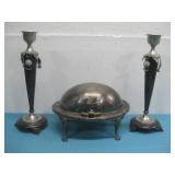Monarch Manufacturing Company Silverplated Set See