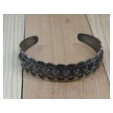 Sterling Silver Hogan Button Bracelet Hallmarked