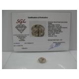 SGL Natural Rutile Quartz Golden 10.4ct W/ COA See