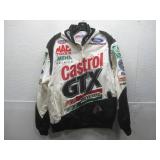 Vtg Castrol GTX Racing Jacket Sz S