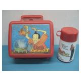 Vtg 1988 Ed Grimley Lunch Box  & Thermos See Info