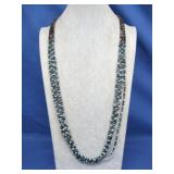 Vtg Navajo 4 Strand Turquoise & Heishi See Info