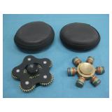 Two Fidget Spinners In Zipper Cases