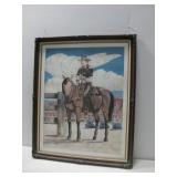 Framed Original Fred Cleveland Painting See Info