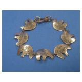 N/A Style Copper Bear Bracelet