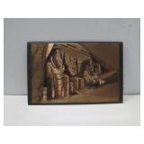 The Temple Of Aboo-Simbel On Copper 17' x 11'