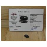 SGL Natural Blue Sapphire Corundum 14.4cts See
