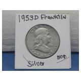 1935D Silver Franklin Half Dollar