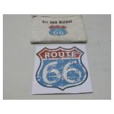 Route 66 Sticker & Canvas Pouch