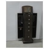 Wooden Jewelry Armoire W/SW Style Bracelets See