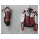 Yamaha Leather Motorcycle Riding Jacket /Pants See