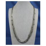 Vtg 10 Strand Navajo Necklace 30'