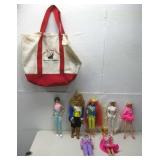 Seven 1966-1993 Barbie & Ken Dolls